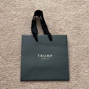 Sophisticated Black Gift Bag from Trump Hotels